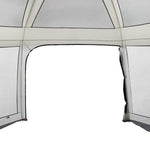 ZNTS Pool Tent with Removable Fly & Mesh Walls Grey 512x458 cm 4100627