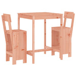 3 Piece Garden Bar Set Solid Wood Douglas 3157798