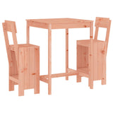 3 Piece Garden Bar Set Solid Wood Douglas 3157798