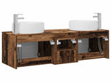 Bathroom Cabinet Set 3 pcs Old Wood 49.5 x 44.5 x 66 cm 3405725