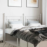 Metal Replace Headboard White 160 cm 374423