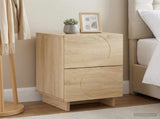 Bedside Cabinet Sonoma Oak 33.5 x 34.5 x 50 cm Engineered Wood 8011391