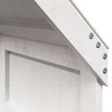 Kids' Bed Roof White 55x84x132 cm Solid Wood Pine 846895