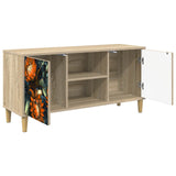 TV Cabinet LOCHEM 102 x 33 x 50 cm Sonoma Engineered Wood 8007030