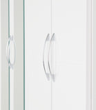 ZNTS Nevada 4 Door 2 Drawer Mirrored Wardrobe 100-101-088