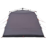 Family Tent Cabin 7-Person Grey and Orange Quick Release 4004218