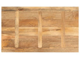Table Top 90x80x2.5 cm Rectangular Solid Wood Mango 371481