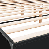 Bed Frame without Mattress Black 200x200 cm 3280017