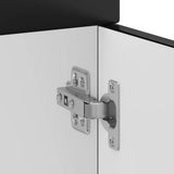 Kitchen Base Cabinet Kalmar Black Engineered Wood 853478