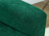 Two-Seater Velvet-Feel Sofa - Green T3398P377880