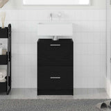 Bathroom Cabinet Black Oak 40 x 37 x 59 cm Engineered wood 868814