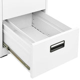 ZNTS Filing Cabinet White 46x62x72.5 cm Steel 336270