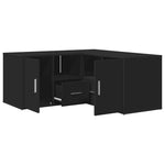 Corner Cabinet Black 160x40x45 cm Engineered Wood 3307820