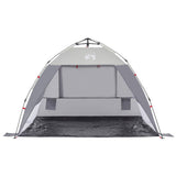 ZNTS Beach Tent 2-Person Grey Quick Release Waterproof 4005301