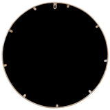 Garden Mirror Sand 60x3 cm Iron Round for Outdoor Use 318367