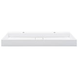 Wash Basin 120x46x11 cm Mineral Cast/Marble Cast White 144068