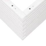 ZNTS Garden Planter White 60x60x46 cm Solid Wood Pine 3282410