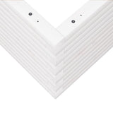 Garden Planter White 60x60x46 cm Solid Wood Pine 3282410