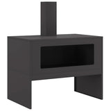 Fire Pit Black 80 x 50 x 96 cm Cold-rolled Steel 858936