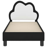 Toddler Bed Frame with Headboard Black 70 x 140 cm PU 42011172
