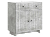 Sideboard Concrete Grey 66 x 34.5 x 90 cm Engineered Wood 893948