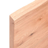 Bathroom Countertop Light Brown 80x50x cm Treated Solid Wood 3156120