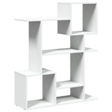 Room Divider Bookcase White 92x29x112 cm Engineered Wood 858120