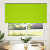 Roller Blind Blackout Leaves Green 150x175 cm Fabric Width 146.6 cm Polyester 4011294