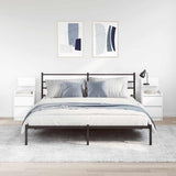 Bedside Cabinets with 2 Drawers 2 pcs White 38x34x80 cm 861356