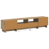 5 Piece LED TV Cabinet Artisan Oak Engineered Wood 3416428