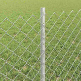 Fence and Post Silver 0.6 x 10 m Steel 3336286