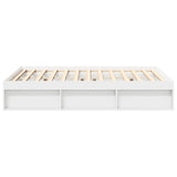 Bed Frame without Mattress White 140x200 cm 3203859