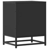 Bedside Cabinets 2 pcs Black 40x31x50 cm Engineered Wood and Metal 848700