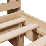 Bookcase Bed without Mattress 75x190 cm Small Single Solid Wood Pine 3322933