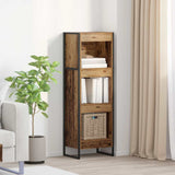 Book Cabinet Old Wood 40 x 30 x 121 cm Engineered Wood 886370