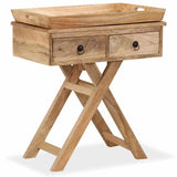 244952 Side Table Solid Mango Wood 65x40x76 cm