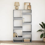 Bookcase Grey Sonoma 100x33x175 cm Engineered Wood 3309407
