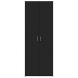 Highboard Black 70x42.5x185 cm Engineered Wood 3281421
