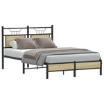 Bed Frame without Mattress Sonoma Oak 120x200 cm Engineered Wood 4106942