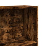 Bookcase Smoked Oak 80x30x152 cm Engineered Wood 857944