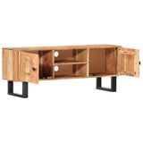 TV Cabinet 118x30x45 cm Solid Acacia Wood 287341