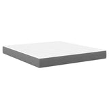 Bed Mattress with Mattress Light Grey 180 x 200 cm Fabric 42008301