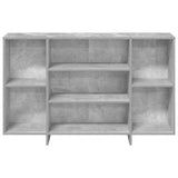 Sideboard Concrete Grey 120x30x75 cm Engineered Wood 809624