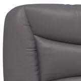 Bed Frame with LED without Mattress "Hvar" Grey 100x200 cm 3213916