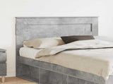 Headboard Concrete Grey Engineered wood 888128