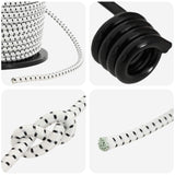 Bungee Cords with Hooks 10 mm 50 m Black and White 42047677