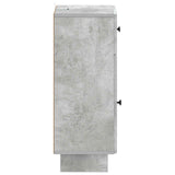 Bathroom Storage Cainet EDE Concrete Grey 30 x 31 x 80 cm 895948