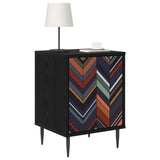 Bedside Cabinet OMMEN 2 pcs Black Oak 36 x 33 x 51 cm 8007250