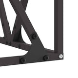 Fire Pit Black 50 x 50 x 35 cm Steel 858992