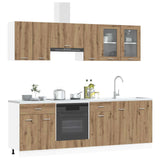Kitchen Unit Lyon 8 pcs Engineered Wood 3445858